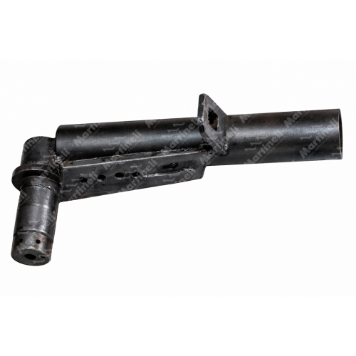 Suporte Direito Metálico com Tubo e Base de Fixação