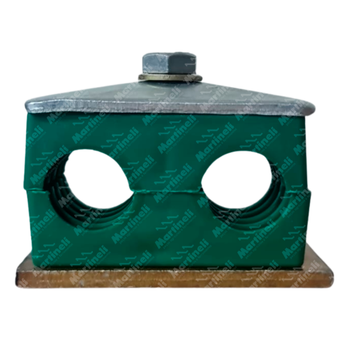 fixador duplo para mangueiras hidráulicas